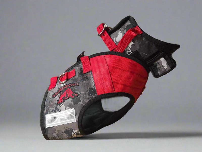 Load image into Gallery viewer, Elite Strike Vest PRO - Attached Collar Lightweight Extreme Protection - Southern Cross Cut Gear