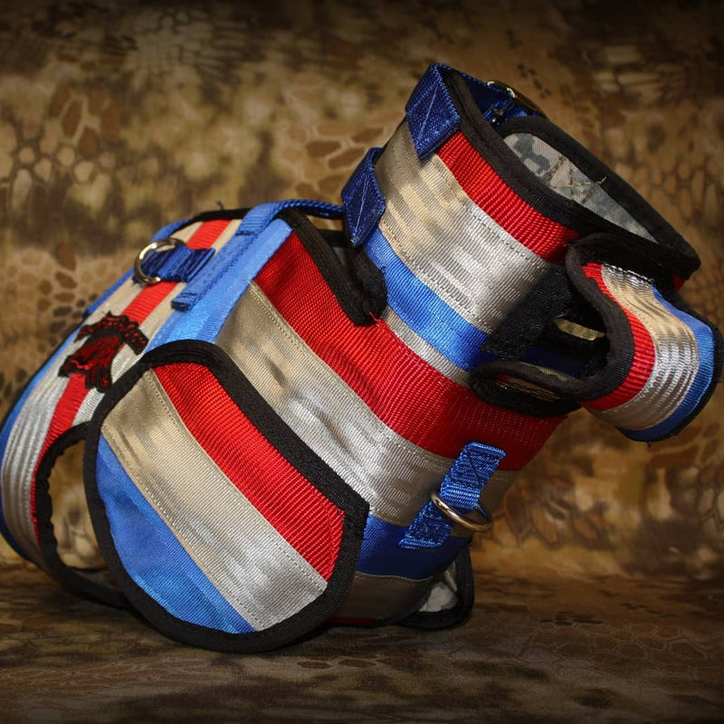 Load image into Gallery viewer, Aussie Style Pro Plate- Attached Collar Seatbelt - Southern Cross Cut Gear