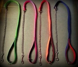 Custom Double Layered Nylon/ Chain Lead - Southern Cross Cut Gear