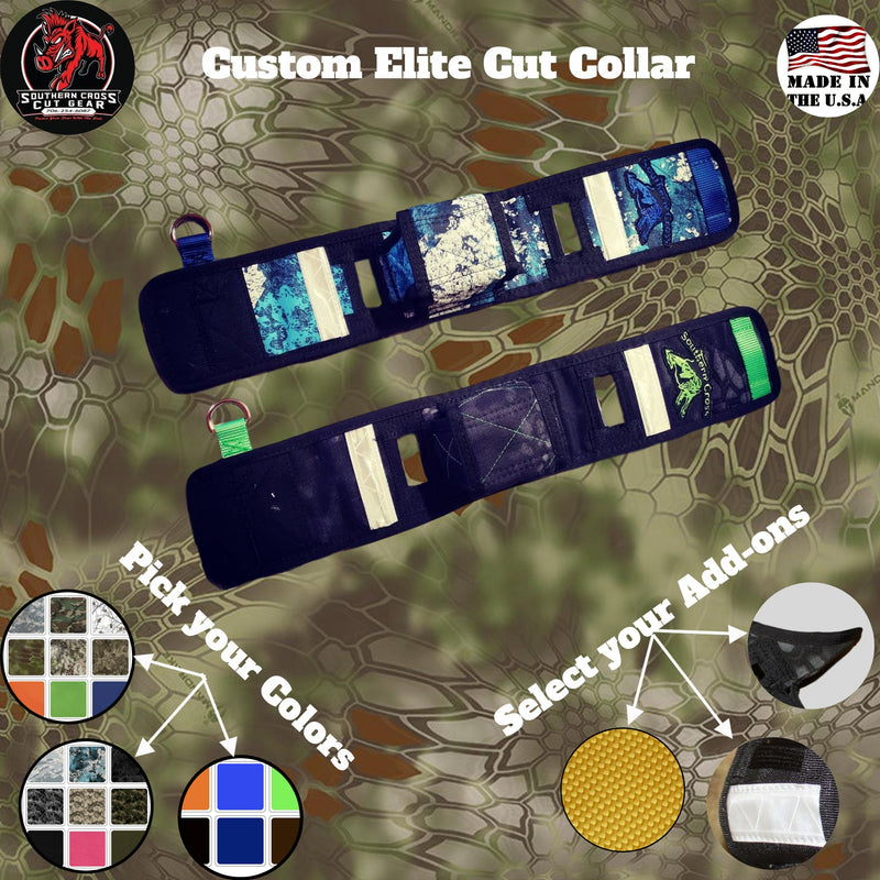 Load image into Gallery viewer, Custom Elite Cut Collar - Southern Cross Cut Gear
