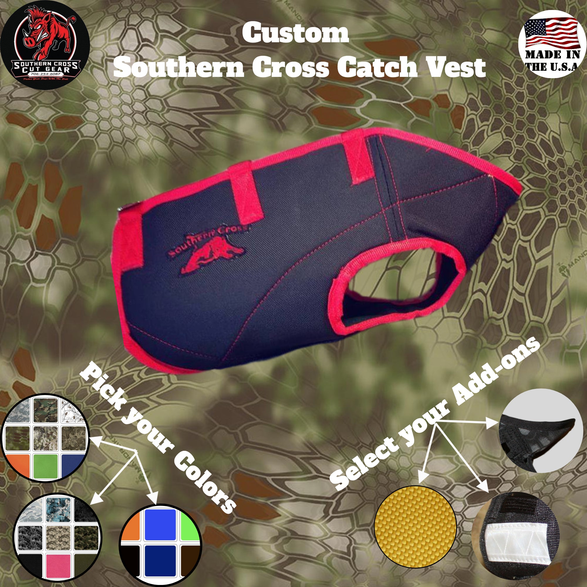 Custom SC Catch Vest Gen. 2.0 Southern Cross Cut Gear