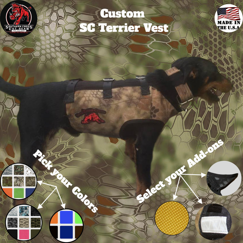 Load image into Gallery viewer, Custom SC Terrier Vest - Southern Cross Cut Gear