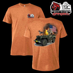 Hog Doggin USA T-Shirt - Southern Cross Cut Gear