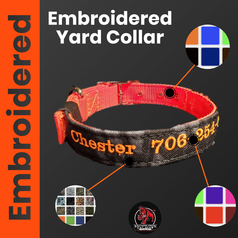 Load image into Gallery viewer, SC Embroidered Yard Collar - Southern Cross Cut Gear