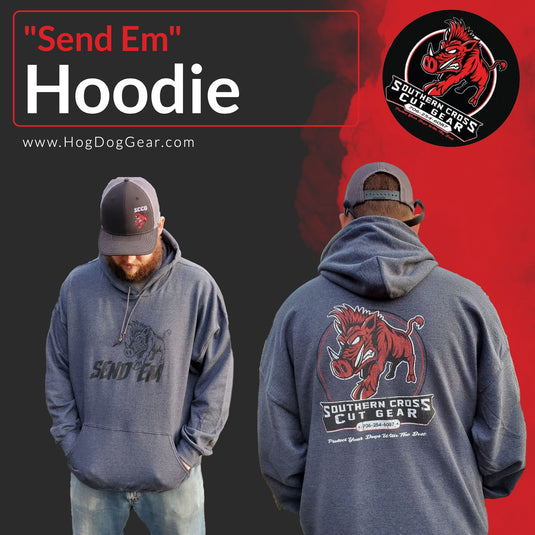 "Send Em" Hoodie - Southern Cross Cut Gear