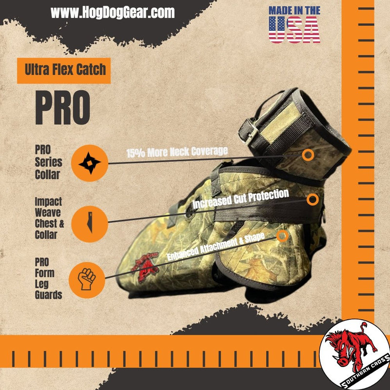 Load image into Gallery viewer, Ultra Flex Catch PRO Vest- Attached Collar/Leg Guards Lightweight - Southern Cross Cut Gear