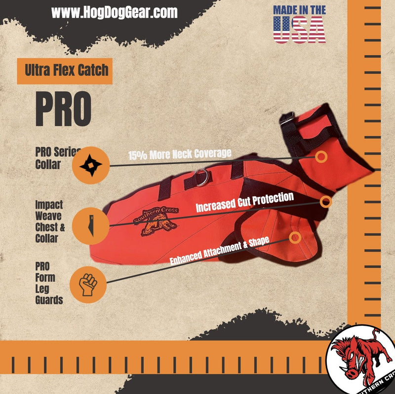 Load image into Gallery viewer, Ultra Flex Catch PRO Vest- Attached Collar/Leg Guards Lightweight - Southern Cross Cut Gear