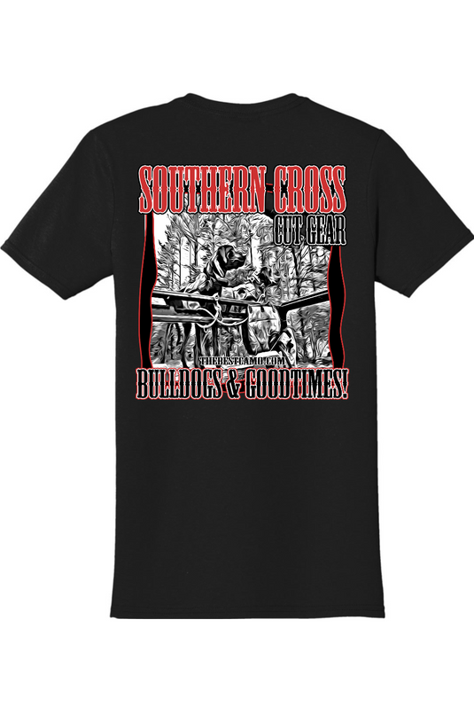 Bulldogs and Good Times T-Shirt (Made when ordered, allow 5-7 days prior to shipping)