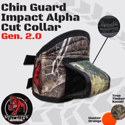 Chin Guard Impact Alpha Cut Collar Gen. 2.0 - Chin Guard Collar with Tracking Collar Protection - Southern Cross Cut Gear