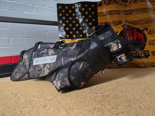 Discount Custom Woodland Camo Elite Catch Vest PRO SMALL - Box 305 - Southern Cross Cut Gear