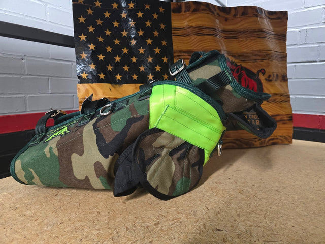 Discount Custom Woodland Camo Spec - Ops Catch PRO Vest PRO SMALL - Box 309 - Southern Cross Cut Gear