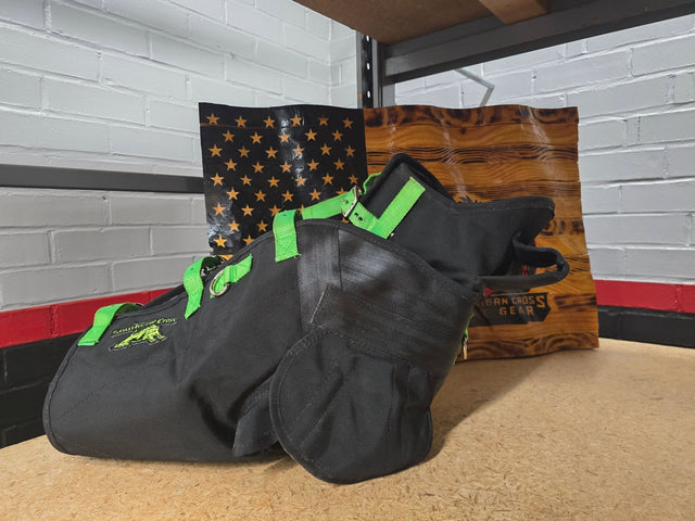 Discount USED Custom Black/Green Spec - Ops Catch PRO Vest LARGE - Box 310 - Southern Cross Cut Gear