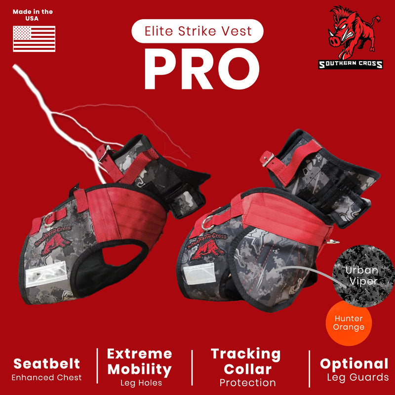 Load image into Gallery viewer, Elite Strike Vest PRO - Attached Collar Lightweight Extreme Protection - Southern Cross Cut Gear
