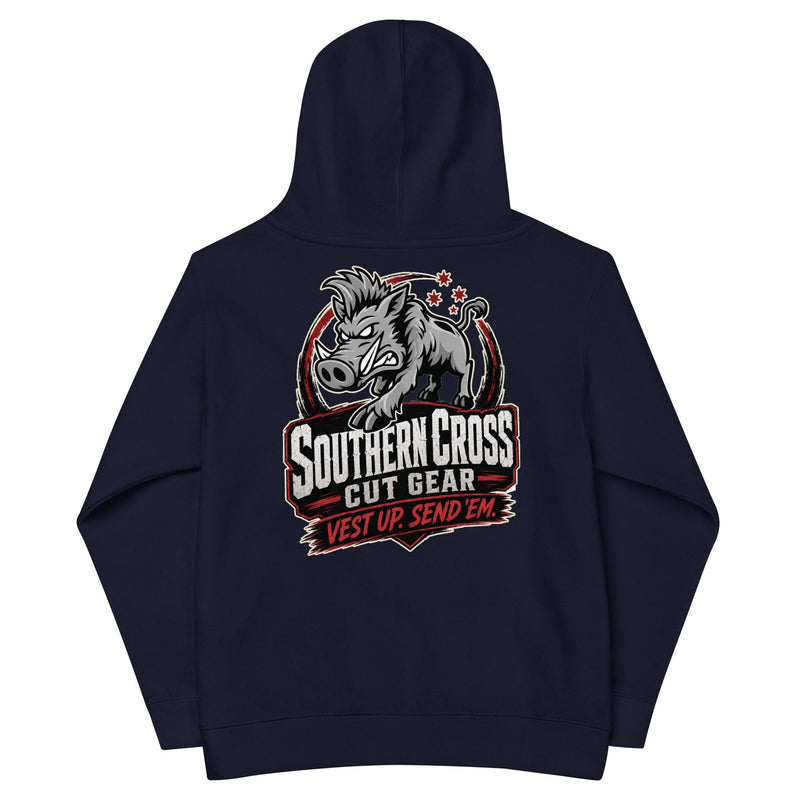 Load image into Gallery viewer, Kids Send Em 2.0 Hoodie - Southern Cross Cut Gear
