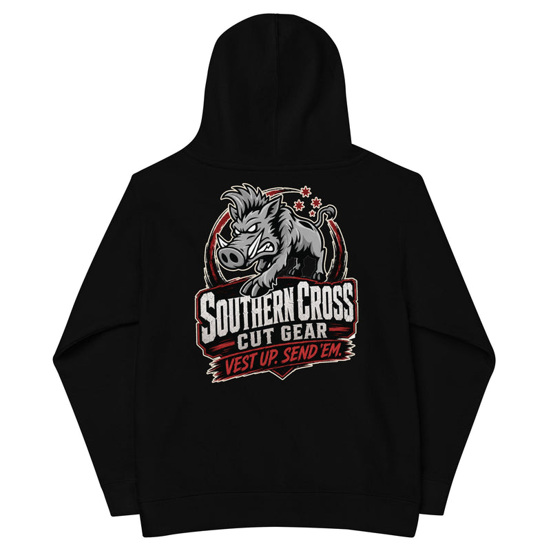 Load image into Gallery viewer, Kids Send Em 2.0 Hoodie - Southern Cross Cut Gear
