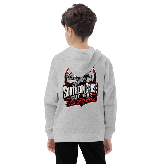Kids Send Em 2.0 Hoodie - Southern Cross Cut Gear
