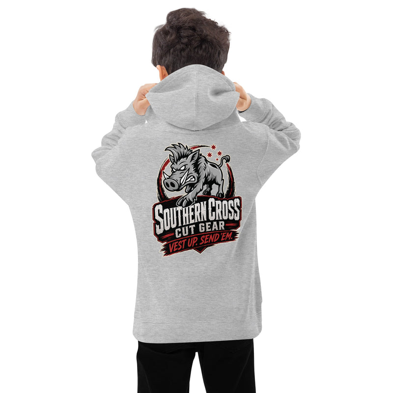 Load image into Gallery viewer, Kids Send Em 2.0 Hoodie - Southern Cross Cut Gear
