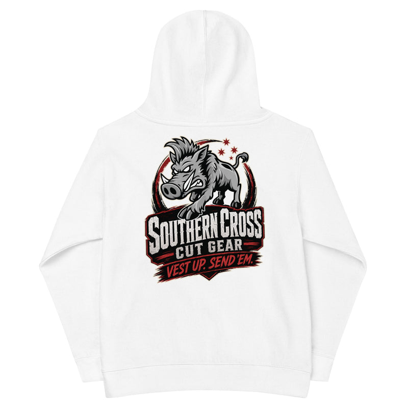 Load image into Gallery viewer, Kids Send Em 2.0 Hoodie - Southern Cross Cut Gear

