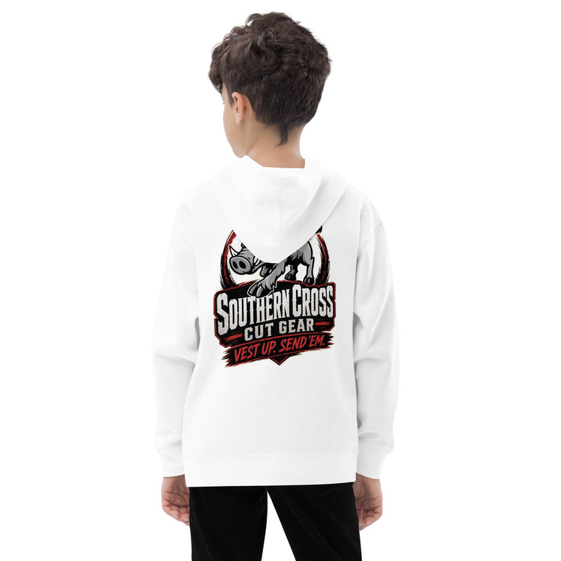 Load image into Gallery viewer, Kids Send Em 2.0 Hoodie - Southern Cross Cut Gear
