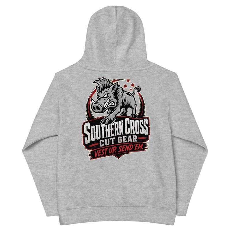 Load image into Gallery viewer, Kids Send Em 2.0 Hoodie - Southern Cross Cut Gear
