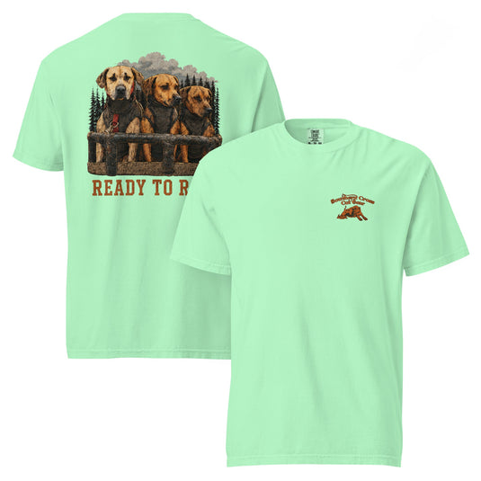 Ready to Roll Heavyweight Hog Dog T-Shirt- Made to Order | Allow 5–10 Business Days - Southern Cross Cut Gear