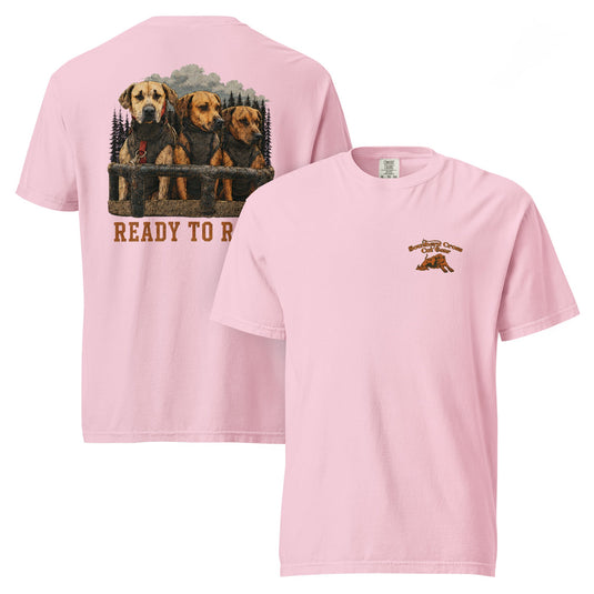 Ready to Roll Heavyweight Hog Dog T-Shirt- Made to Order | Allow 5–10 Business Days - Southern Cross Cut Gear
