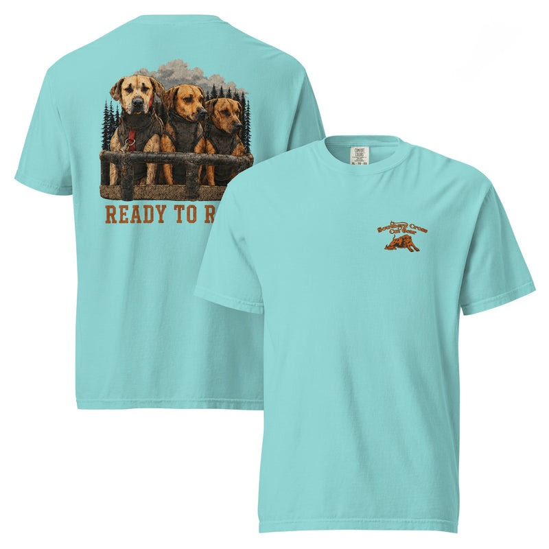 Load image into Gallery viewer, Ready to Roll Heavyweight Hog Dog T-Shirt- Made to Order | Allow 5–10 Business Days - Southern Cross Cut Gear
