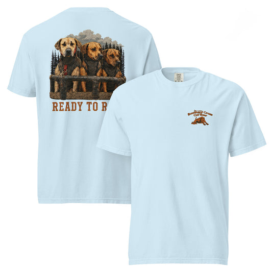 Ready to Roll Heavyweight Hog Dog T-Shirt- Made to Order | Allow 5–10 Business Days - Southern Cross Cut Gear