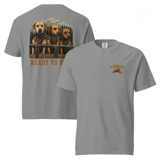 Ready to Roll Heavyweight Hog Dog T-Shirt- Made to Order | Allow 5–10 Business Days - Southern Cross Cut Gear