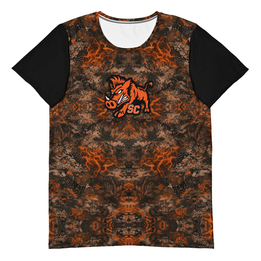 SC Inferno Camo Men’s Athletic Shirt - Southern Cross Cut Gear