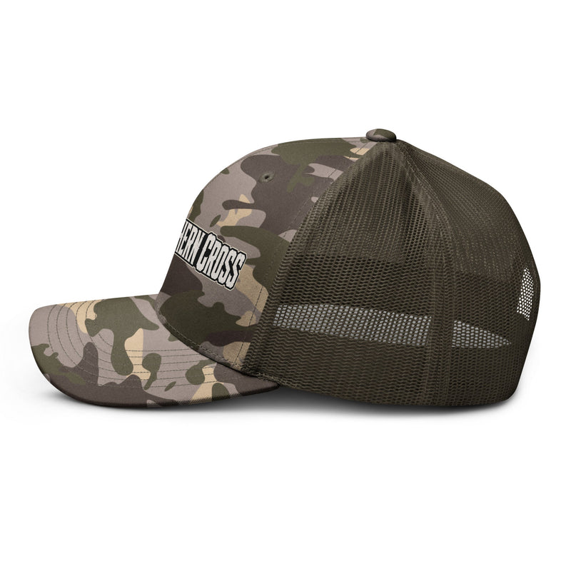 Load image into Gallery viewer, Send Em 2.0 Camo Trucker Hat- Made to order | 5-10 days for delviery - Southern Cross Cut Gear
