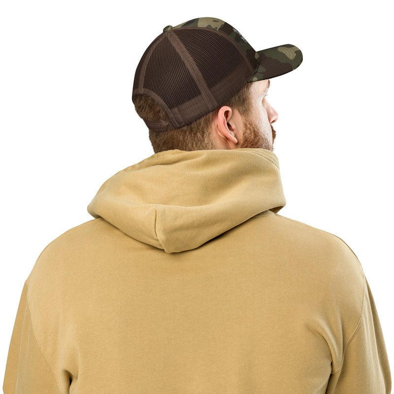 Load image into Gallery viewer, Send Em 2.0 Camo Trucker Hat- Made to order | 5-10 days for delviery - Southern Cross Cut Gear
