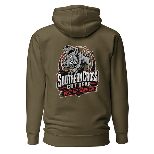 Send Em 2.0 Hoodie- Made to Order | Allow 5–10 Business Days - Southern Cross Cut Gear