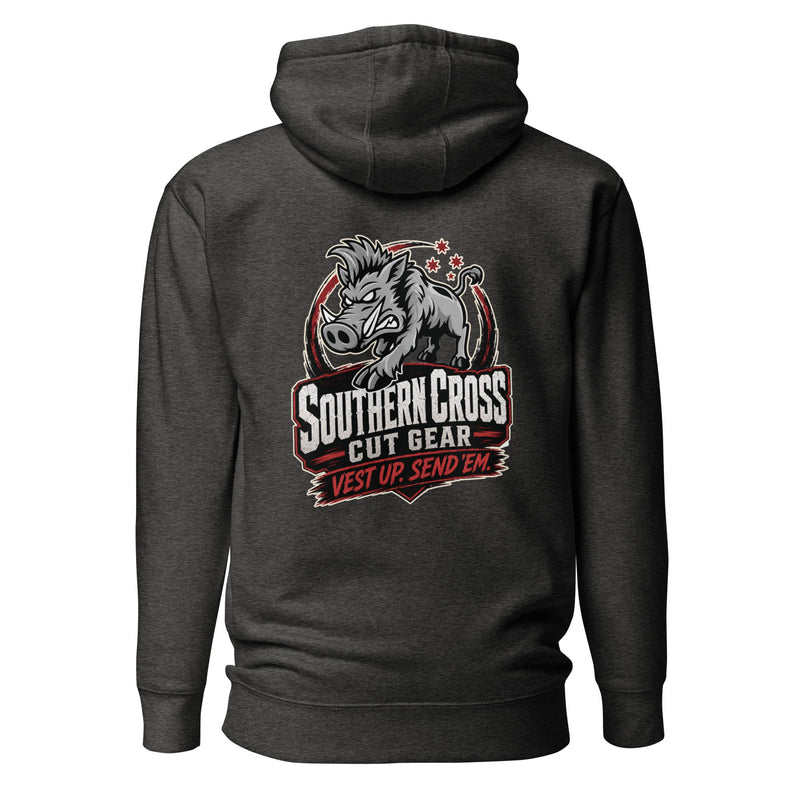 Load image into Gallery viewer, Send Em 2.0 Hoodie- Made to Order | Allow 5–10 Business Days - Southern Cross Cut Gear
