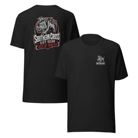 Send ’Em 2.0 T-Shirt – Made to Order | Allow 5–10 Business Days - Southern Cross Cut Gear
