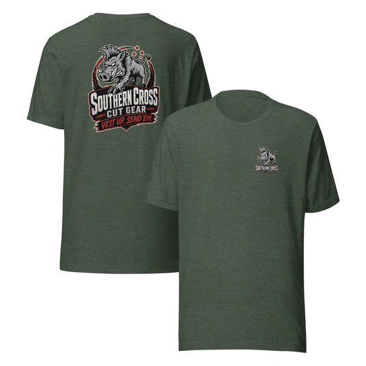 Send ’Em 2.0 T-Shirt – Made to Order | Allow 5–10 Business Days - Southern Cross Cut Gear