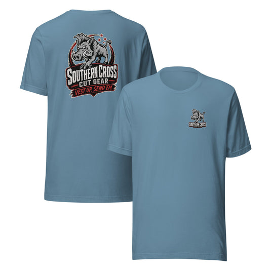 Send ’Em 2.0 T-Shirt – Made to Order | Allow 5–10 Business Days - Southern Cross Cut Gear