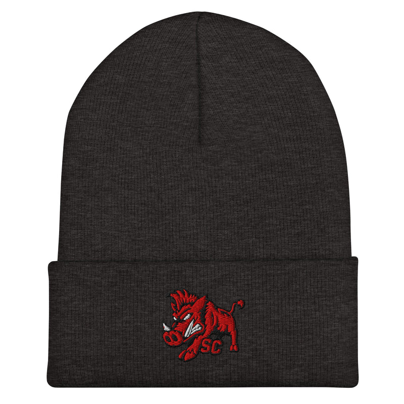 Load image into Gallery viewer, Southern Cross Full Charge Embroidered Cuffed Beanie - Southern Cross Cut Gear
