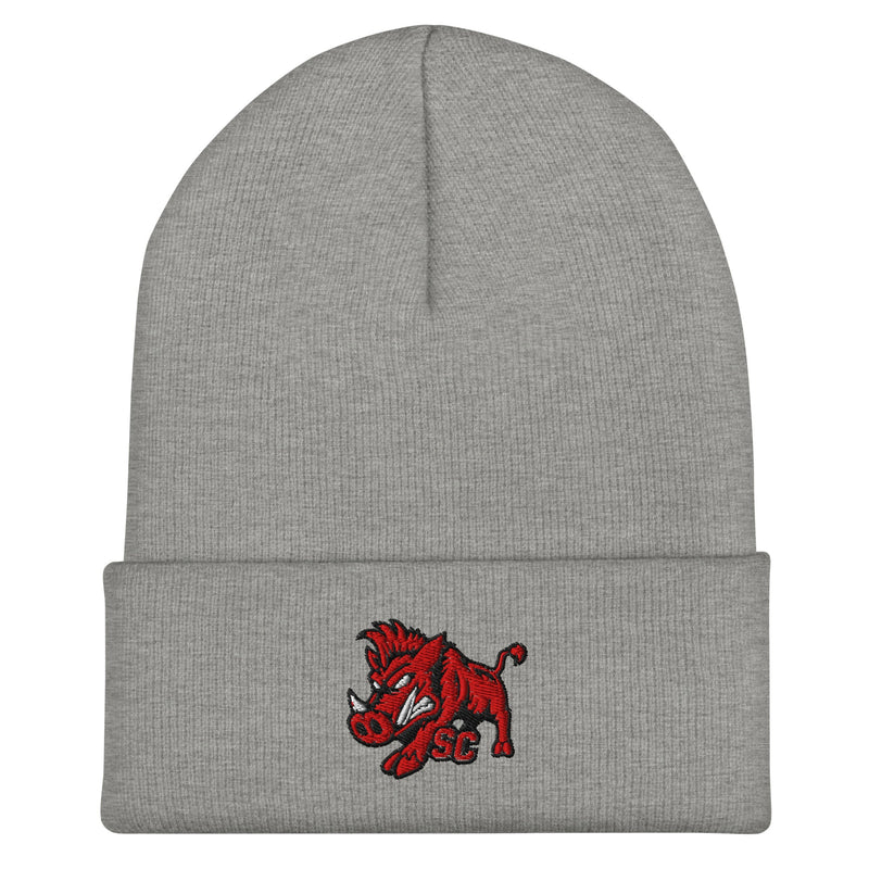 Load image into Gallery viewer, Southern Cross Full Charge Embroidered Cuffed Beanie - Southern Cross Cut Gear
