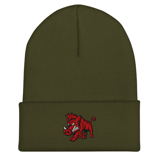 Southern Cross Full Charge Embroidered Cuffed Beanie - Southern Cross Cut Gear