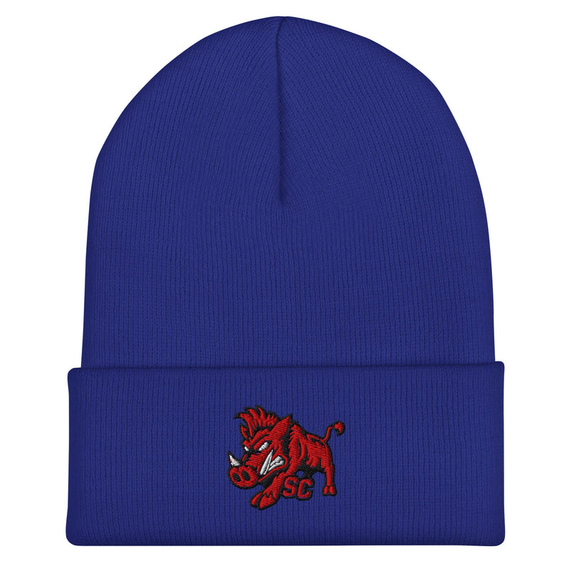 Load image into Gallery viewer, Southern Cross Full Charge Embroidered Cuffed Beanie - Southern Cross Cut Gear
