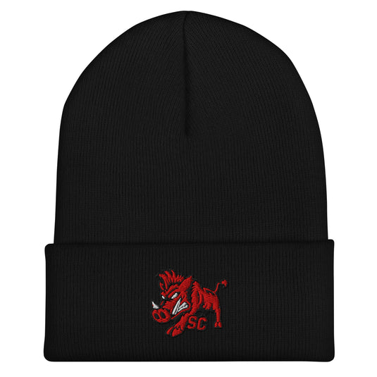 Southern Cross Full Charge Embroidered Cuffed Beanie - Southern Cross Cut Gear