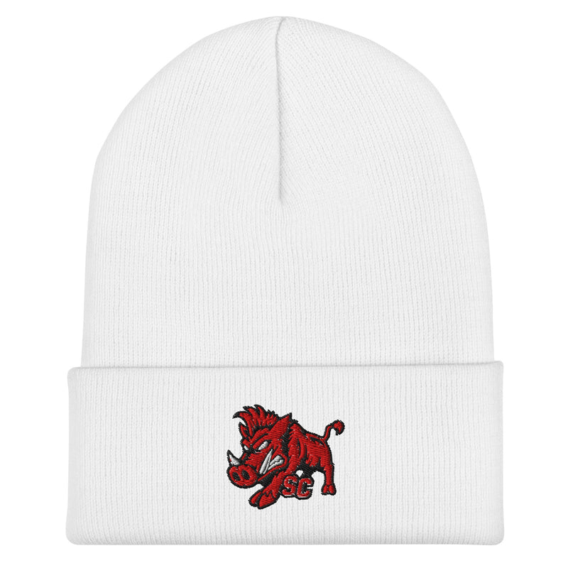Load image into Gallery viewer, Southern Cross Full Charge Embroidered Cuffed Beanie - Southern Cross Cut Gear
