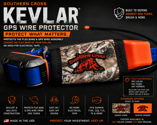 Southern Cross Kevlar GPS Wire Guard - Southern Cross Cut Gear