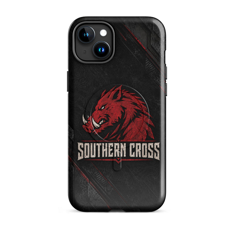 Load image into Gallery viewer, Southern Cross Redline Hog MagSafe® Tough Case for iPhone® - Southern Cross Cut Gear
