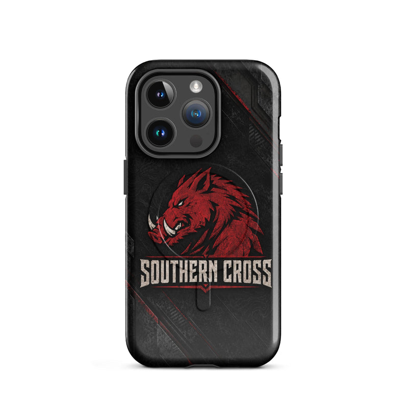 Load image into Gallery viewer, Southern Cross Redline Hog MagSafe® Tough Case for iPhone® - Southern Cross Cut Gear
