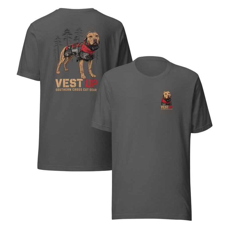 Load image into Gallery viewer, Vest Up T-Shirt- Made to Order | Allow 5–10 Business Days - Southern Cross Cut Gear
