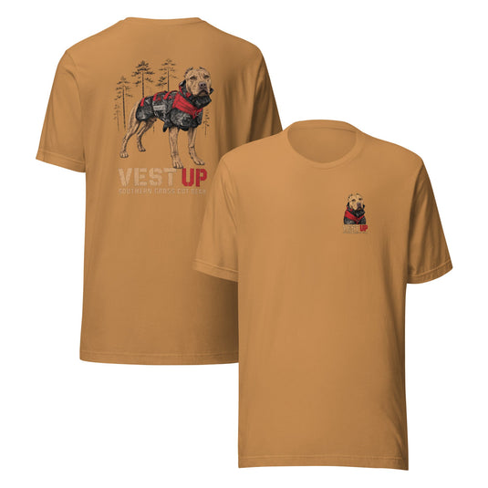 Vest Up T-Shirt- Made to Order | Allow 5–10 Business Days - Southern Cross Cut Gear
