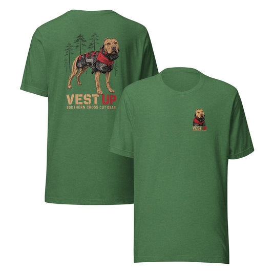 Vest Up T-Shirt- Made to Order | Allow 5–10 Business Days - Southern Cross Cut Gear