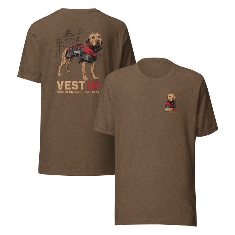 Load image into Gallery viewer, Vest Up T-Shirt- Made to Order | Allow 5–10 Business Days - Southern Cross Cut Gear
